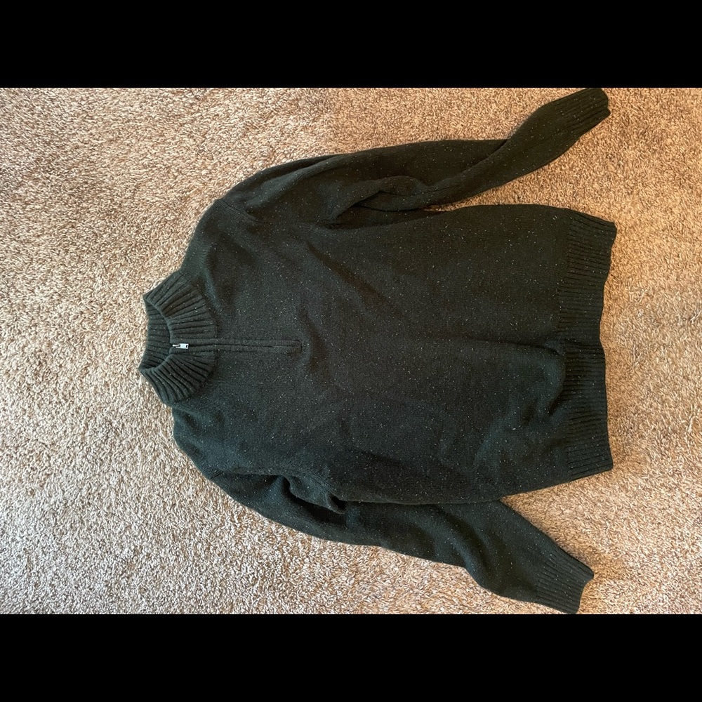 Dark green sweater